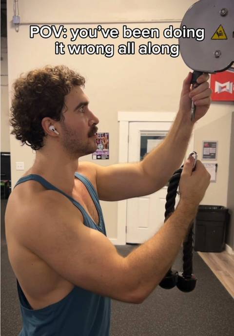 Nothing will ever be the same #fitness #gymhumor #gym #viral 